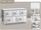 Sorbus Dresser with 5 Drawers - Storage Chest Organizer Unit with Steel Frame, Wood Top, Easy Pull Fabric Bins - Long Wide TV Stand for Bedroom Furniture, Hallway, Closet & Office Organization